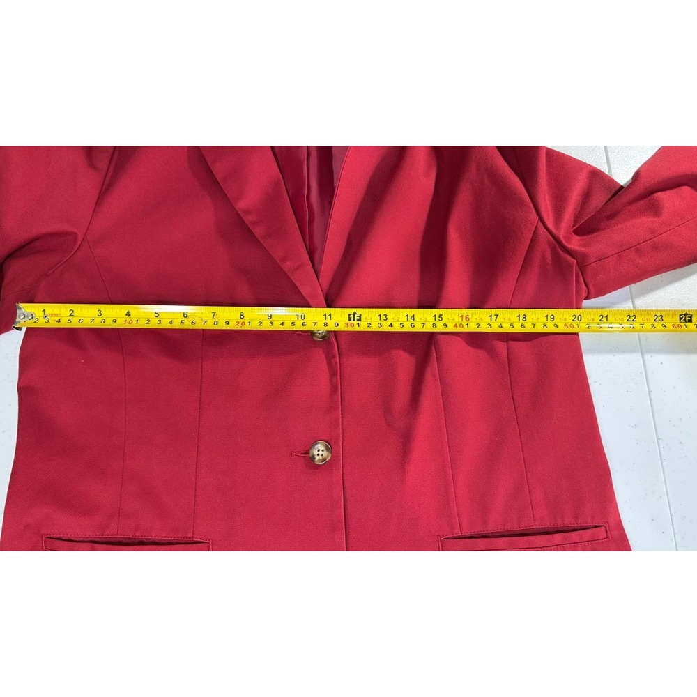 Vintage LL Bean Blazer Womens Minimalist Career Office Work Simple Staple 14 R - Picture 3 of 8